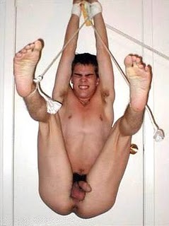 naked slave boy suspended