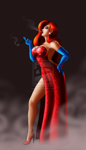 jessica rabbit by know kname-d6k0s1u