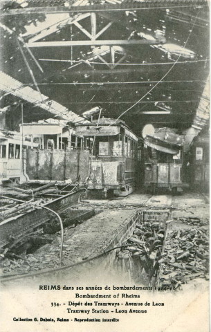 DUBOIS 334 - REIMS dans ses années de bombardement 1914-18