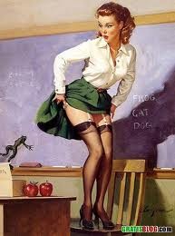 la maîtresse d'école