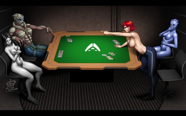 Mass effect partie de stripoker