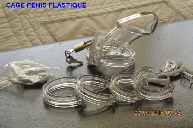 CAGE PENIS PLASTIQUE