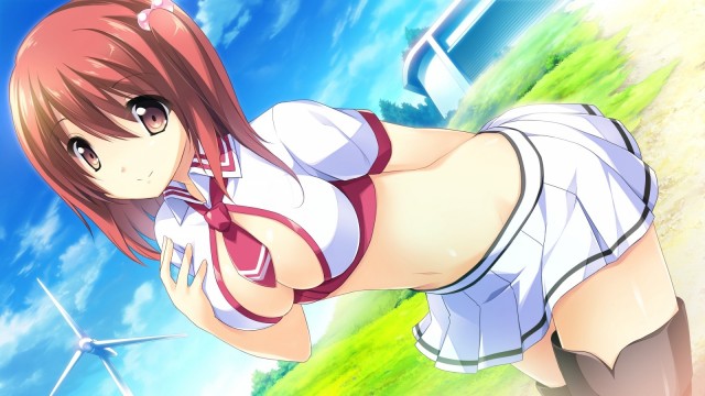 anime girls anime red eyes schoolgirls redheads bo-copie-1