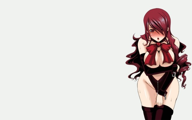 hentai boobs redheads red eyes anime girls 1440x900 wallpap