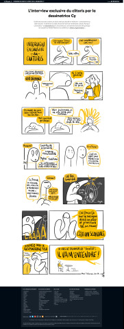 L'interview exclusive du clitoris par la dessinatrice Cy