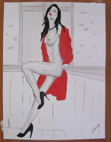 au balcon