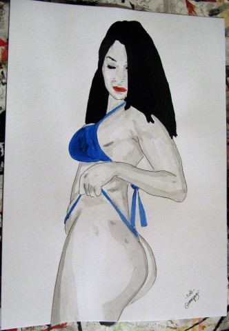 bikini bleu
