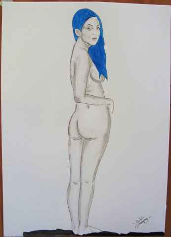 blue
