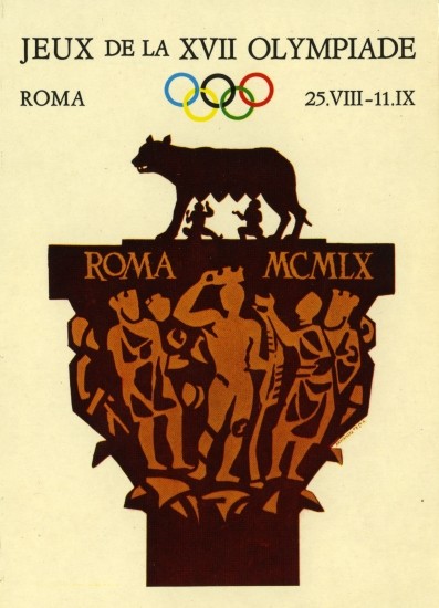 olympe1313341-Affiche officielle des jeux Olympiques de Rom
