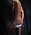 slip blanc baisse