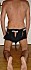 Fesses à l'air sous le boxer