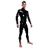 rubber latex catsuit zip entry 7783 MED