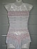 Ensemble 99857 caraco et shorty blanc-rose verso