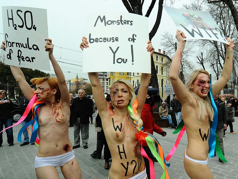 FEMEN monster